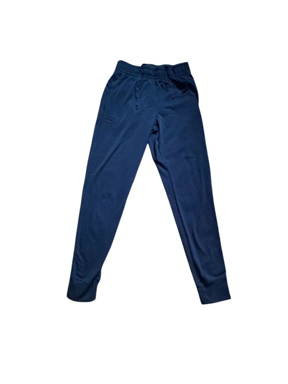 nder Armour Athletic Cotton Joggers Navy Blue Sweatpants Drawstring Cuffed-M